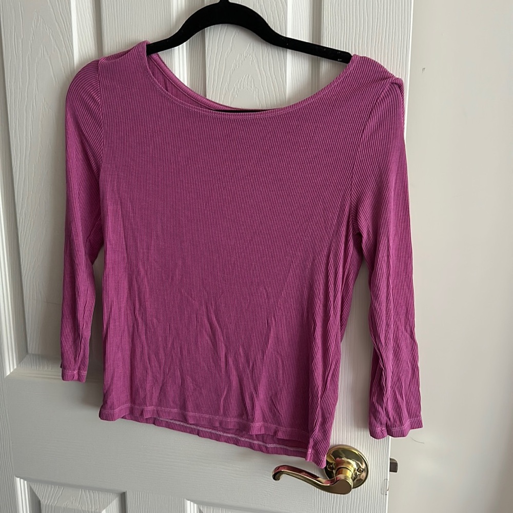 Women’s American Eagle soft and sexy quarter long sleeve
